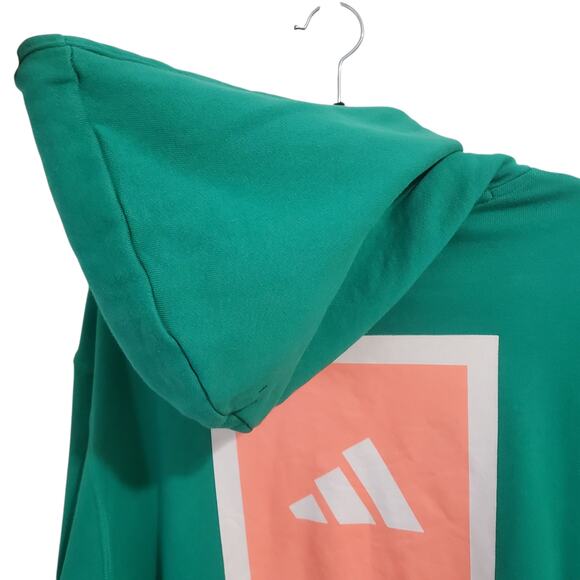 Adidas Golf Adicross Hooded Pullover Sweatshirt Green L - Picture 12 of 16
